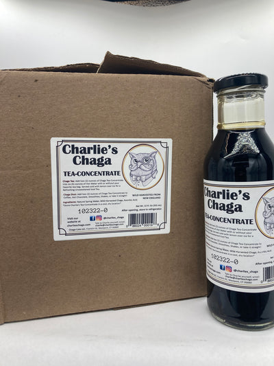 Charlie's Chaga Tea-Concentrate (16 Fl. Oz - Case of 12)